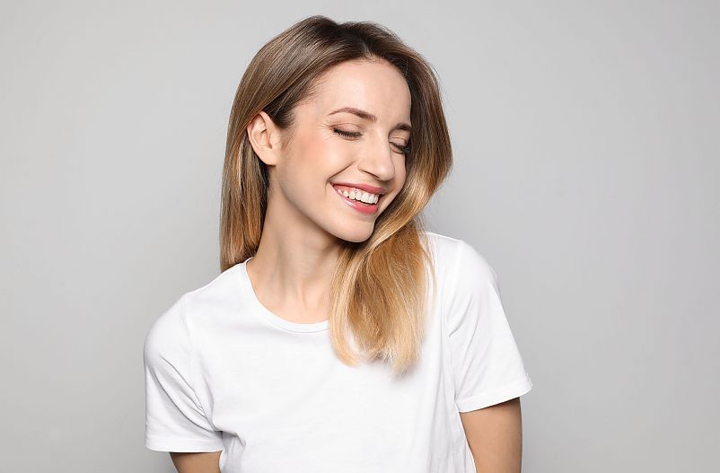 Uśmiechnięta dziewczyna