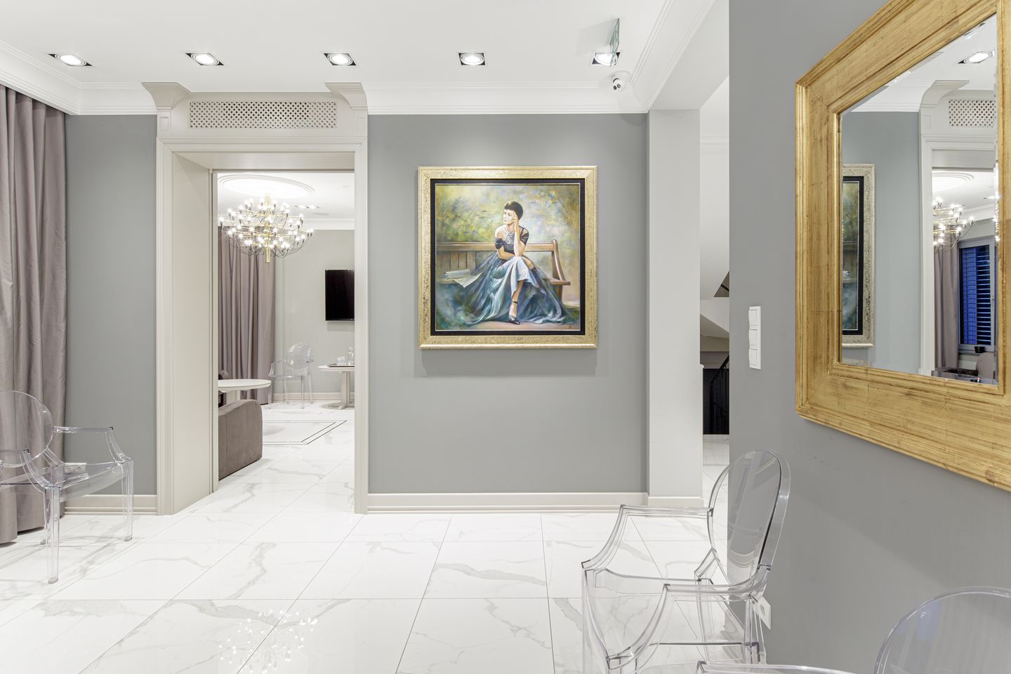 Recepcja w klinice stomatologii estetycznej Aesthetic Dent w Szczecinie.